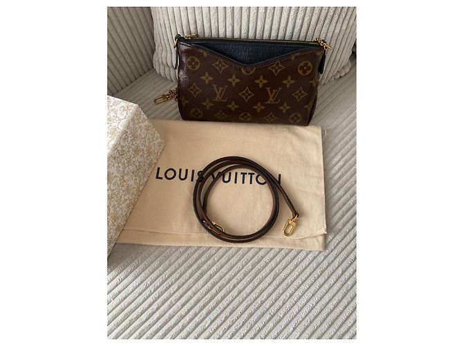 Pallas Pochette Louis Vuitton Damier Graphite Marrone - vista 10