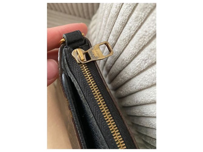Pallas Pochette Louis Vuitton Damier Graphite Marrone - vista 9