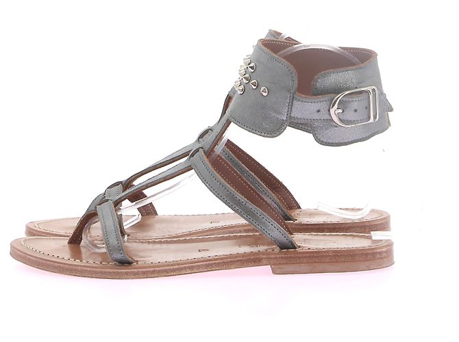 Sandali K Jacques T.EU 37 Pelle Grigio - vista 2