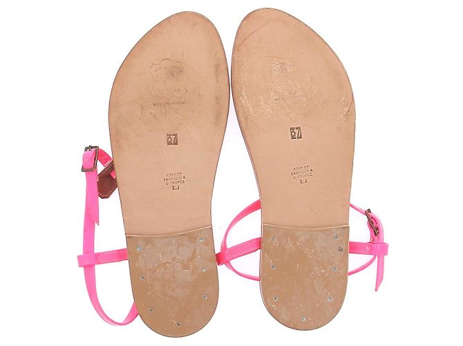 K JACQUES Sandali T.Unione Europea 37 Leather Rosa - vista 7