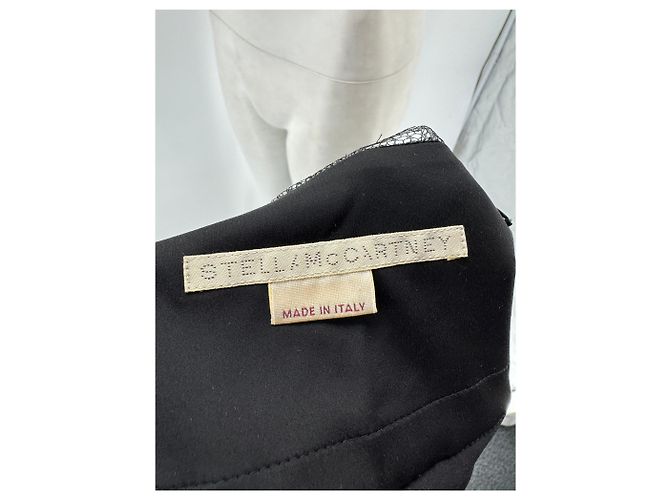 Stella Mc Cartney Stella McCartney è in cima al T.IT 40 Seta Nero - vista 5