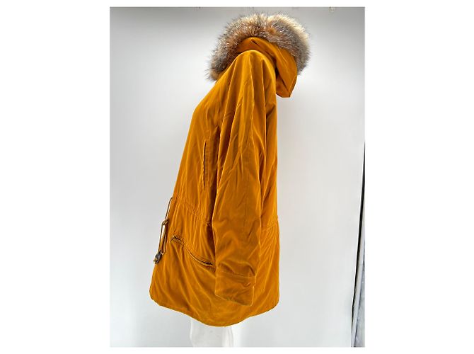 Hermès Mäntel T.International S Polyester Gelb - Ansicht 3