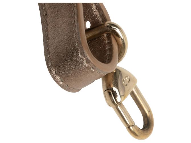 Dior Gold Piccola pelle di agnello Cannage My ABCDior Lady Dior D'oro - vista 17