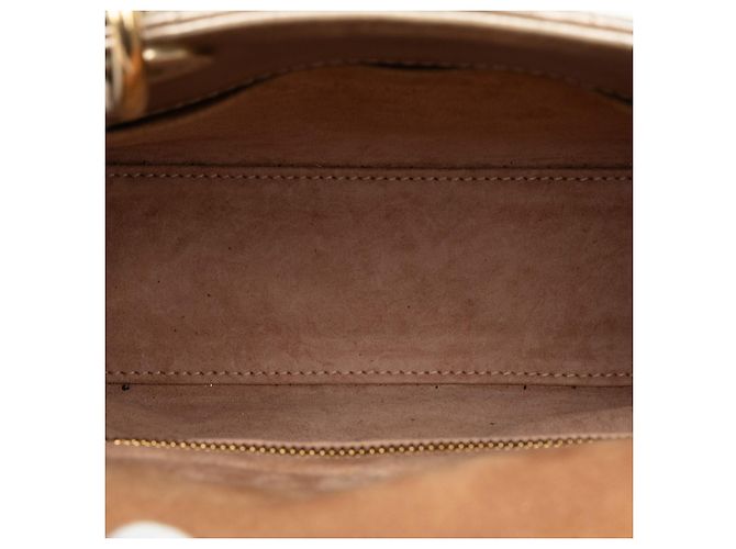 Dior Gold Piccola pelle di agnello Cannage My ABCDior Lady Dior D'oro - vista 5