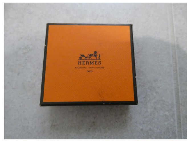 Schlüsselanhänger Hermès orange, Silberkette 925, SCHACHTEL - Ansicht 7