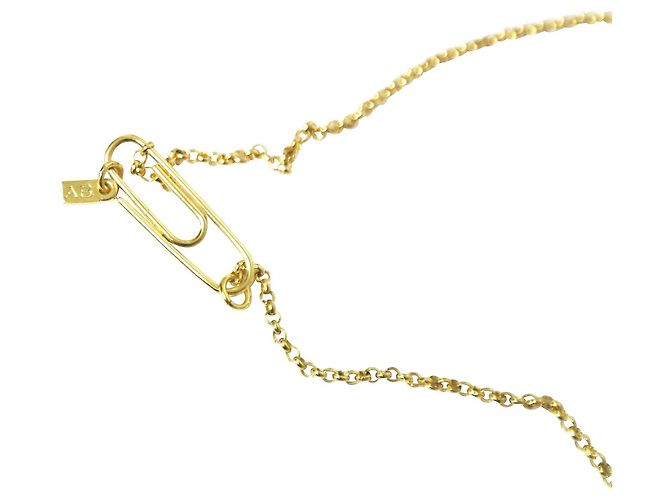 Aurelie Bidermann Il giglio della valle 18kt Collana in Metallo Dorato D'oro - vista 2