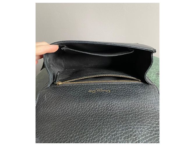 Borsa Dior Small Diorama in Pelle Nera Nero - vista 11
