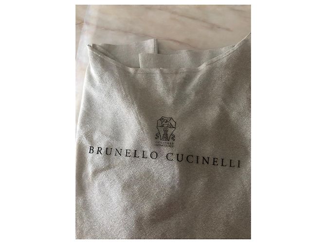 Brunello Cucinelli Lurex Pullover Gold und Silber Gold hardware - Ansicht 2