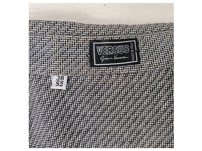 Versus Versace Versace Herren Vintage Hemd 90er Jahre Grau - Ansicht 3