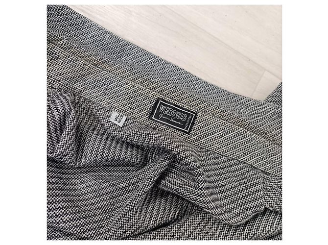 Versus Versace Versace Herren Vintage Hemd 90er Jahre Grau - Ansicht 5