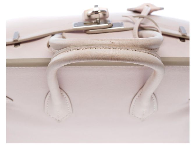Hermès Bolso HERMES BIRKIN 25 en Cuero Rose - 101803 Rosa - vista 10