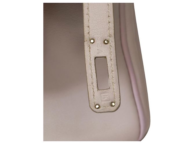 Hermès Bolso HERMES BIRKIN 25 en Cuero Rose - 101803 Rosa - vista 8