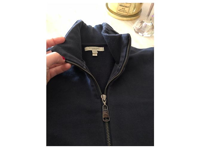 Sudadera Burberry Azul de Algodón - vista 6