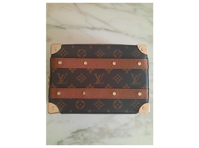 Louis Vuitton Maniglia borsa Trunk NBA Cioccolato - vista 2