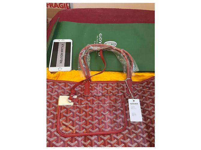 Goyard Saint Louis PM Rosso - vista 3