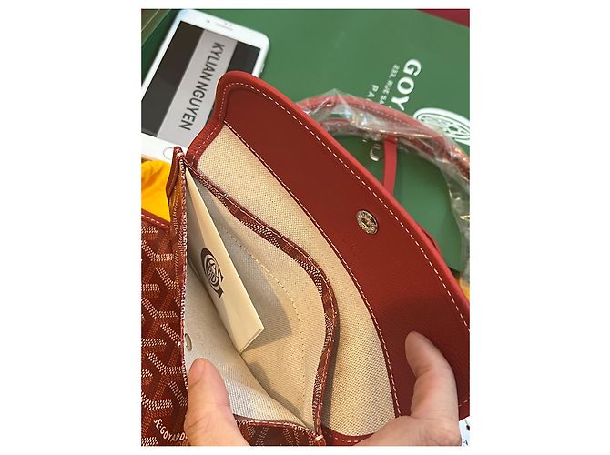 Goyard Saint Louis PM Rosso - vista 6