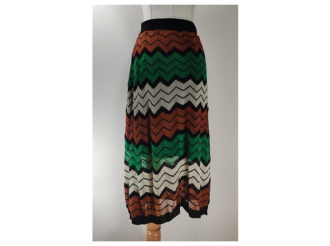 Autre Marque Saia de malha Wave Second Female Multicor Viscose - vista 3