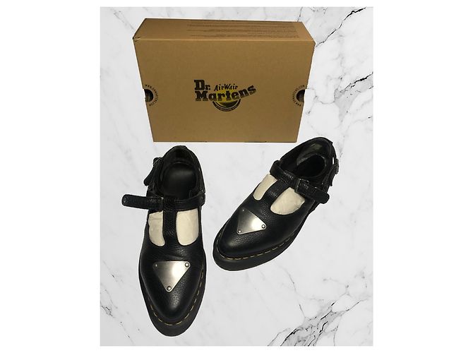 Dr. Martens Caidos Creeper Mary Jane Style Nero - vista 6