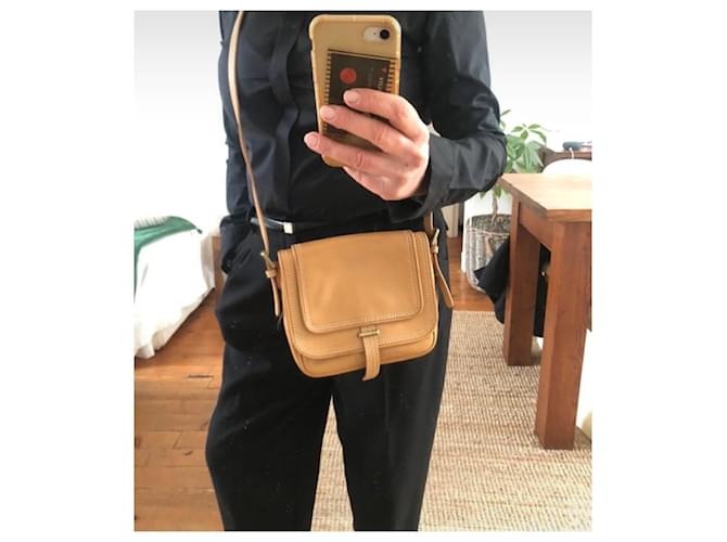 Borsa Max & Co in pelle beige - vista 11