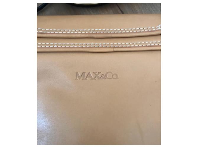 Borsa Max & Co in pelle beige - vista 4