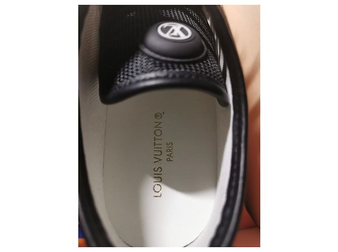 Sneakers Louis Vuitton in tela nera 40 FR Nero - vista 5