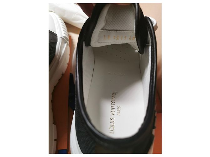 Sneakers Louis Vuitton in tela nera 40 FR Nero - vista 6