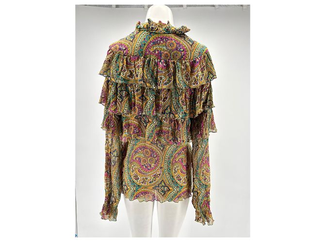Etro tops T.IT 42 Seda Multicolor - vista 2