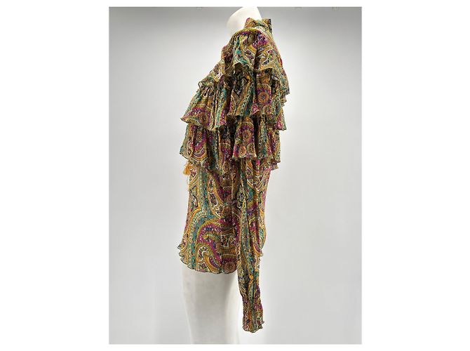 Etro tops T.IT 42 Seda Multicolor - vista 3