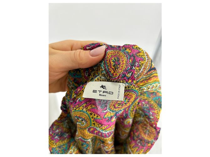 Etro tops T.IT 42 Seda Multicolor - vista 5