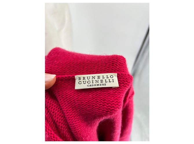 Strickwaren Brunello Cucinelli T.International S Kaschmir Pink - Ansicht 5