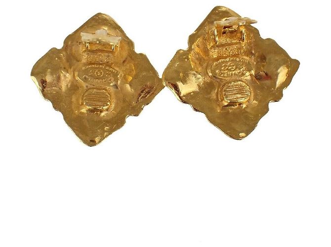 Timeless Chanel Imitation Perlenkette Golden - Ansicht 4