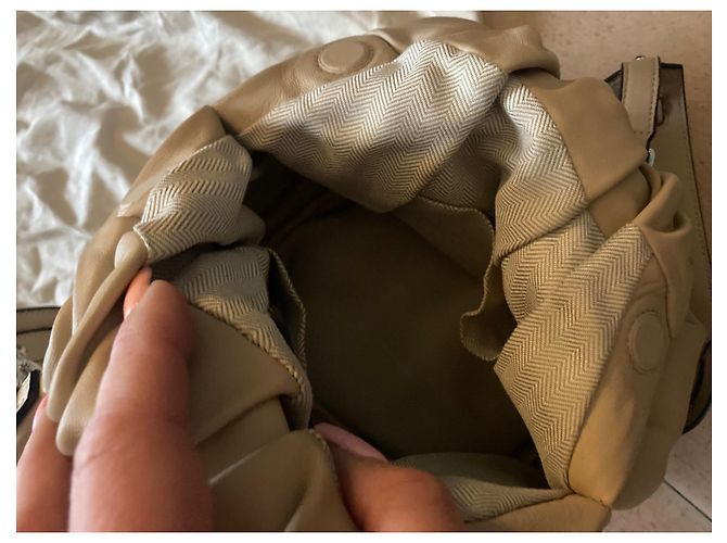 Loewe Bounce Bag Beige Lambskin - view 6