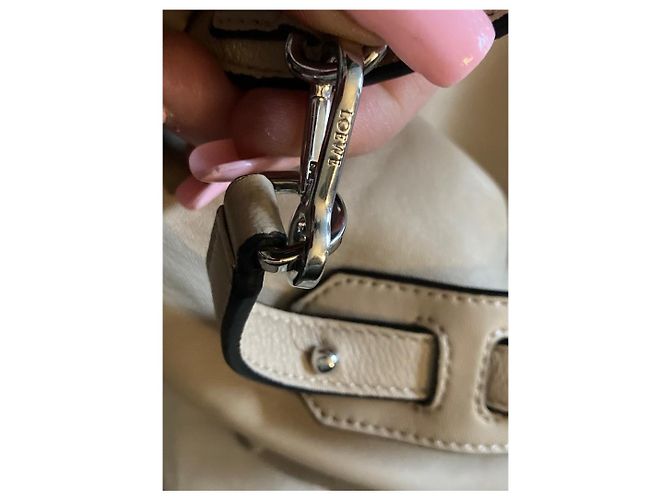 Loewe Bounce Bag Beige Lambskin - view 7