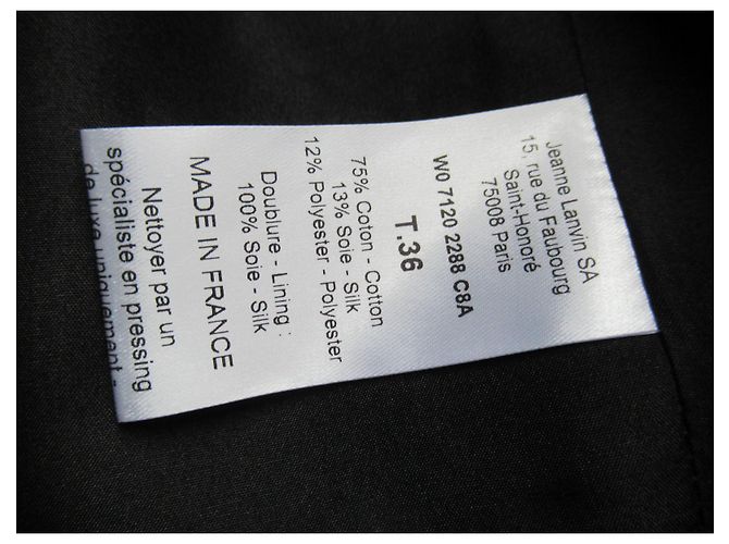 Lanvin Gold Jacquard Jacke Golden - Ansicht 10