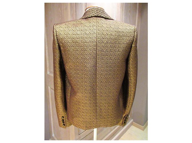 Lanvin Gold Jacquard Jacke Golden - Ansicht 4