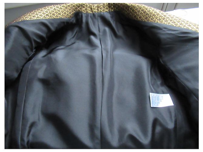Lanvin Gold Jacquard Jacke Golden - Ansicht 9