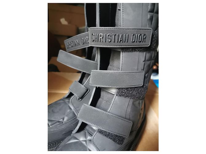 Botas Christian Dior Evolution de goma negras Negro - vista 5