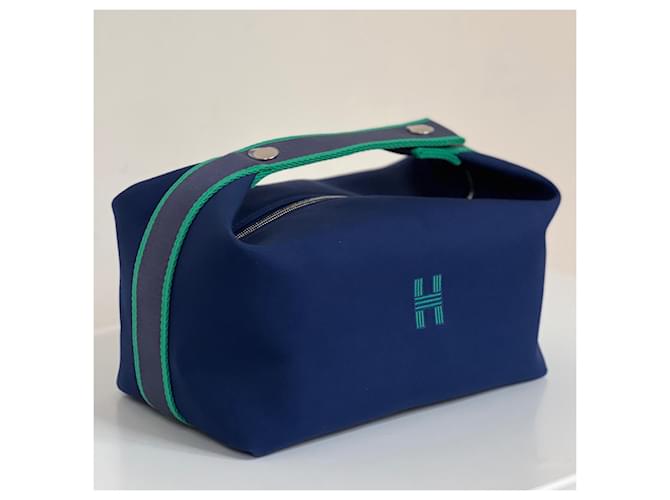 Hermès Hermes Beauty case Bride-à-Brac Blu - vista 7