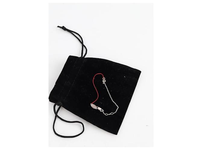 Redline Bracciale in oro bianco Rosso - vista 3