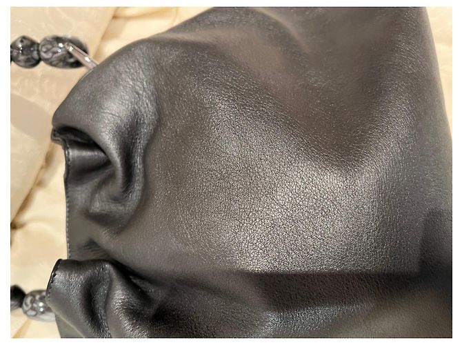 Borsa a mano Christian Dior Malice Paerla in agnello grigio - vista 4