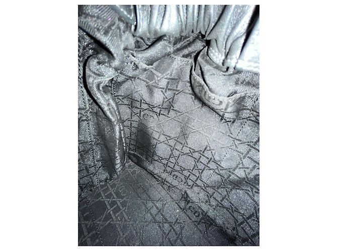 Borsa a mano Christian Dior Malice Paerla in agnello grigio - vista 5