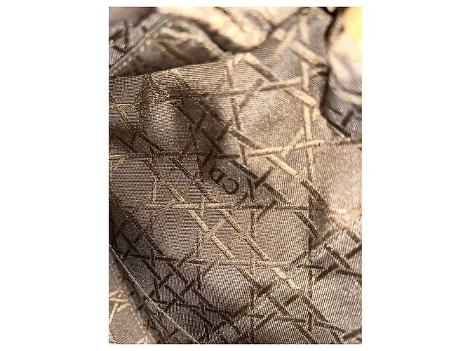 Borsa Christian Dior Malice Pearl PM in Pelle di Agnello Camello Cammello - vista 6