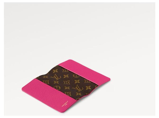 Louis Vuitton Emily Notebook PM Rosa piel Taurillon - vista 2