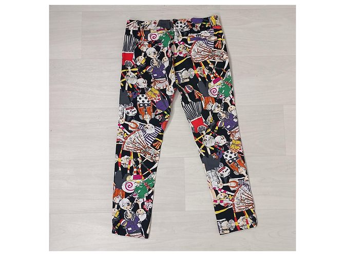 Moschino Hose y2k Schwarz Mehrfarben - Ansicht 3