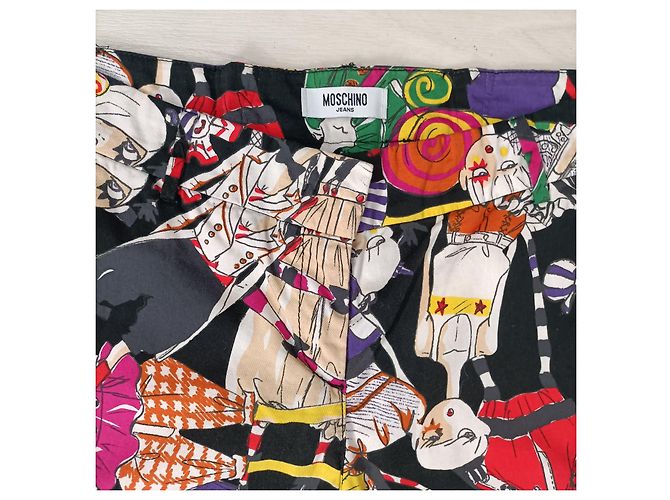 Moschino Hose y2k Schwarz Mehrfarben - Ansicht 4