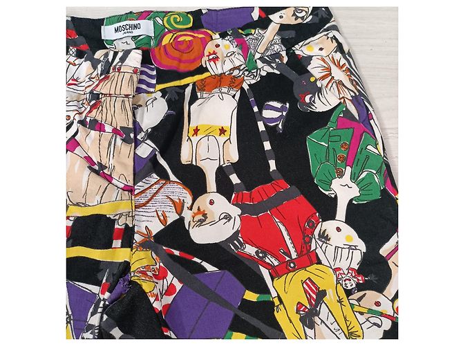 Moschino Hose y2k Schwarz Mehrfarben - Ansicht 5