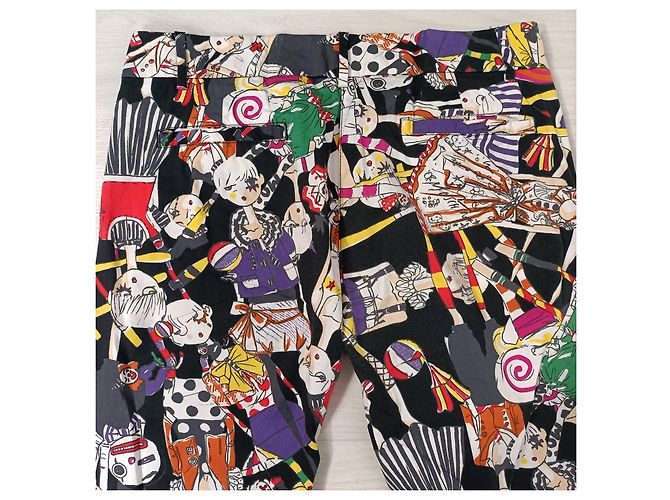 Moschino Hose y2k Schwarz Mehrfarben - Ansicht 8