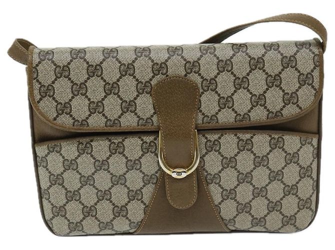GUCCI Borsa a spalla GG Supreme PVC Beige Auth ep3681 - vista 13