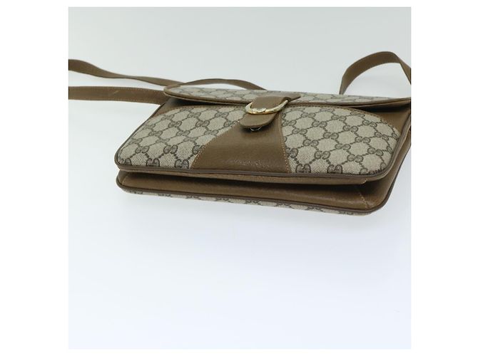 GUCCI Borsa a spalla GG Supreme PVC Beige Auth ep3681 - vista 5