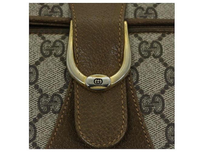 GUCCI Borsa a spalla GG Supreme PVC Beige Auth ep3681 - vista 9
